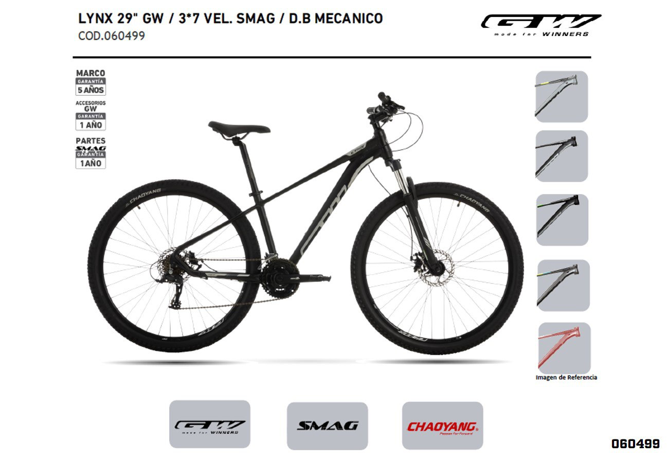 Bicicleta GW lynx mtb